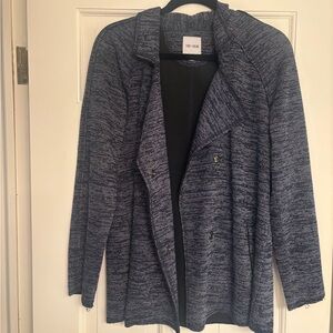 NIC+ZOE Navy Sweater Jacket
